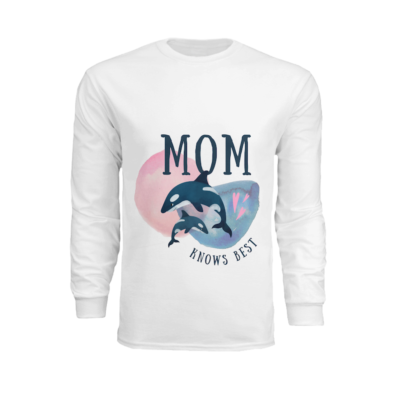 Mom knows best - Long sleeve tshirt