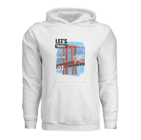 Lets travel - hoodie