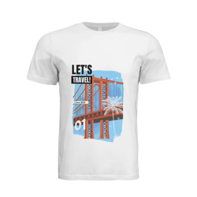 Let's travel - Short  sleeve tshirt