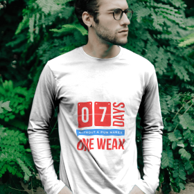 7 days without a pan makes one weak - Long sleeve tshirt