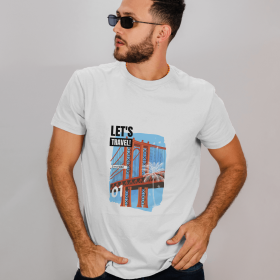 Let's travel - Short  sleeve tshirt