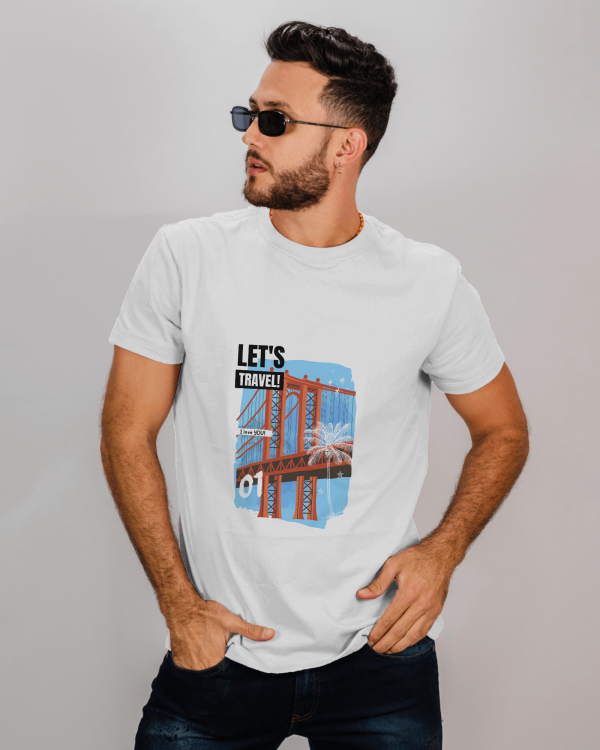 Let's travel - Short  sleeve tshirt