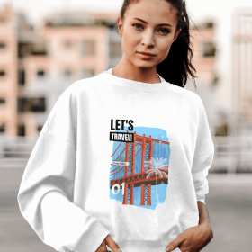 Lets travel - sweatshirt
