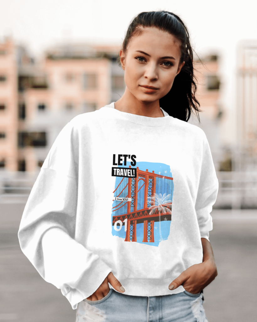 Lets travel - sweatshirt