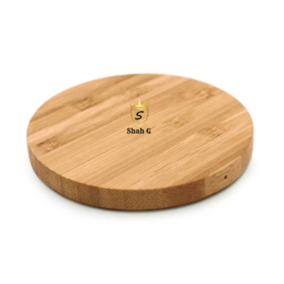 SHAH G Bamboo wireless Charging Pad