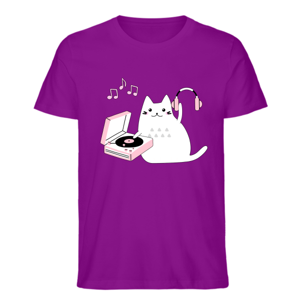 DJ Cat Casual Tee - Image 4