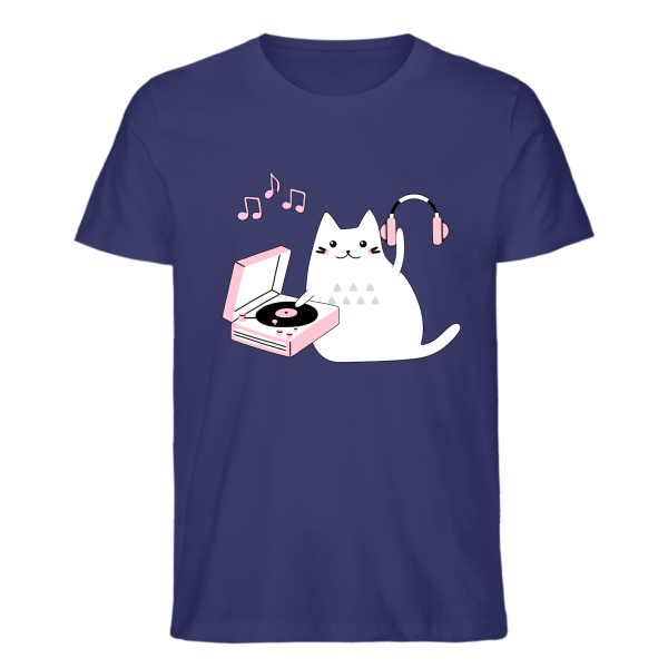 DJ Cat Casual Tee - Image 3