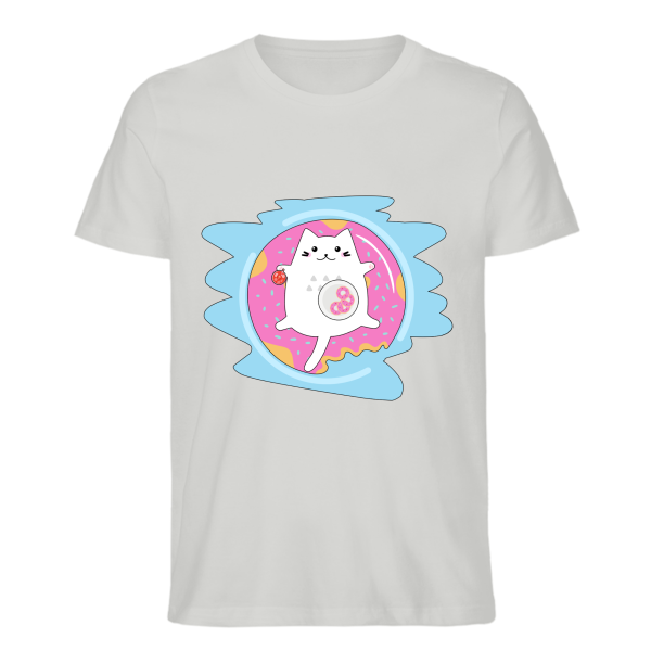 Donut Cat Casual Tee - Image 2