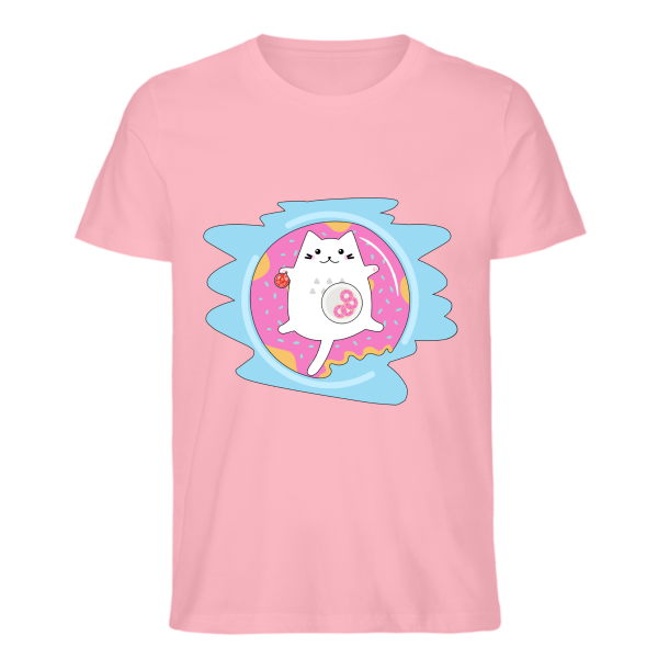 Donut Cat Casual Tee - Image 3