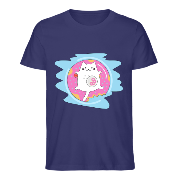 Donut Cat Casual Tee - Image 5