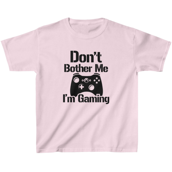Don't Bother Me I'm Gaming Kids' Classic Fit T-Shirt - Funny Gaming Print Clothing - Gaming Print Gift - Image 5