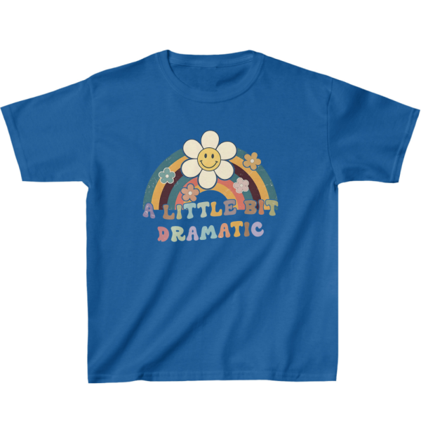 Funny a Little Bit Dramatic Kids' T-Shirt - Dramatic Motif Present - Dramatic Print Gift - Image 4