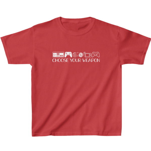Choose Your Weapon Kids' Classic Fit T-Shirt - Gaming Lover Gift - Gift for Kids - Image 3