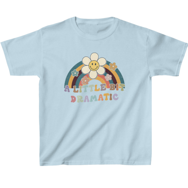 Funny a Little Bit Dramatic Kids' T-Shirt - Dramatic Motif Present - Dramatic Print Gift - Image 5
