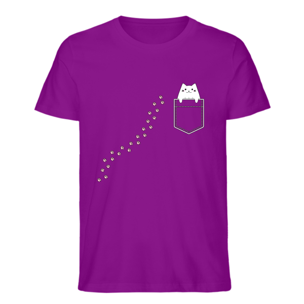 Pocket Cat Casual Tee - Image 7