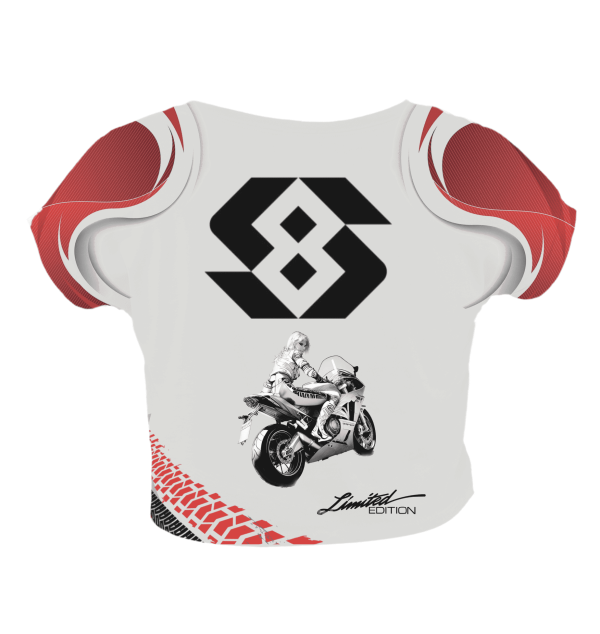 SBQ Women's Limited Edition Short SleeveCrop Top - Image 2