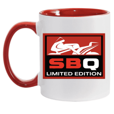 SBQ Two Tone Coffee Mug (Red and White)