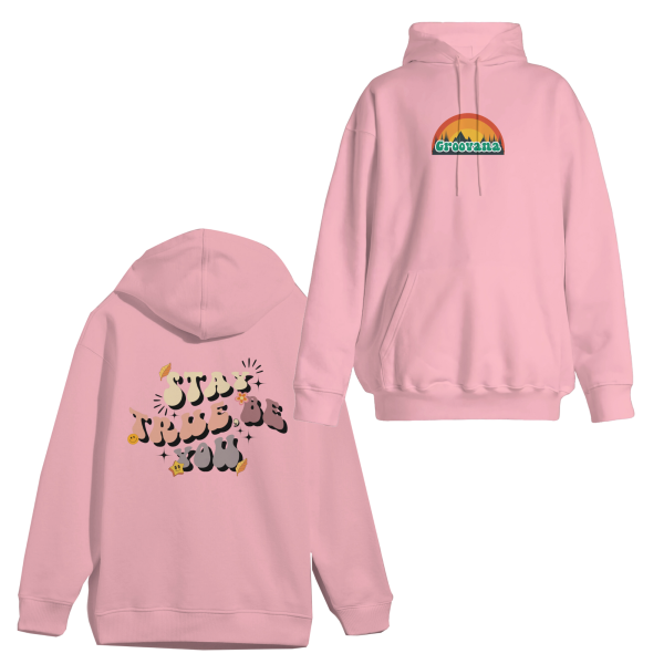 Unisex Groovana Hoodie Aesthetic Hoodie "Stay True, Be You" Retro Style Hoodie - Image 8