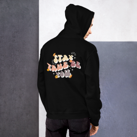Unisex Groovana Hoodie Aesthetic Hoodie "Stay True, Be You" Retro Style Hoodie