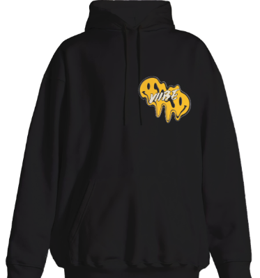 VIIBE OVERSIZED HOODIE Black